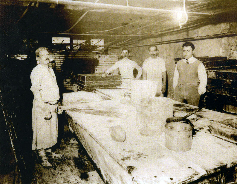 eddy's historical family photo of bakery